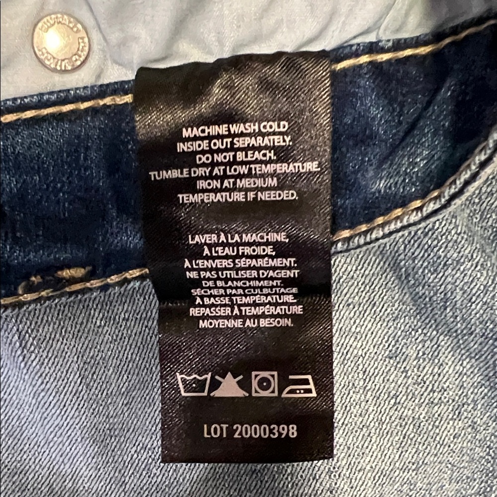 Buffalo David Bitton Denim Blue Straight Leg Jeans - NWT - Picture 13 of 14